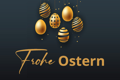 Unser gesamtes Team wünscht Ihnen und Ihrer Familie frohe Ostern!