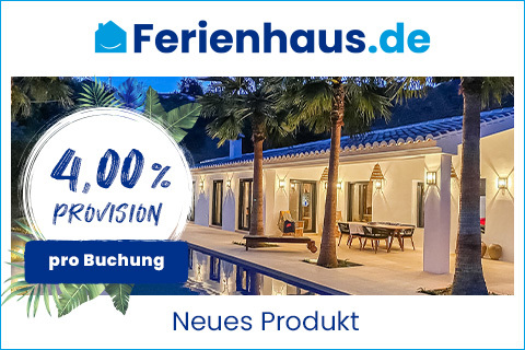 Wir begrüßen mit Ferienhaus.de über 50.000 Ferienhäuser!