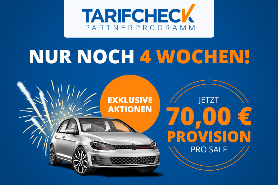 Kfz-Hauptsaison 2022 im Tarifcheck.de-Partnerprogramm!