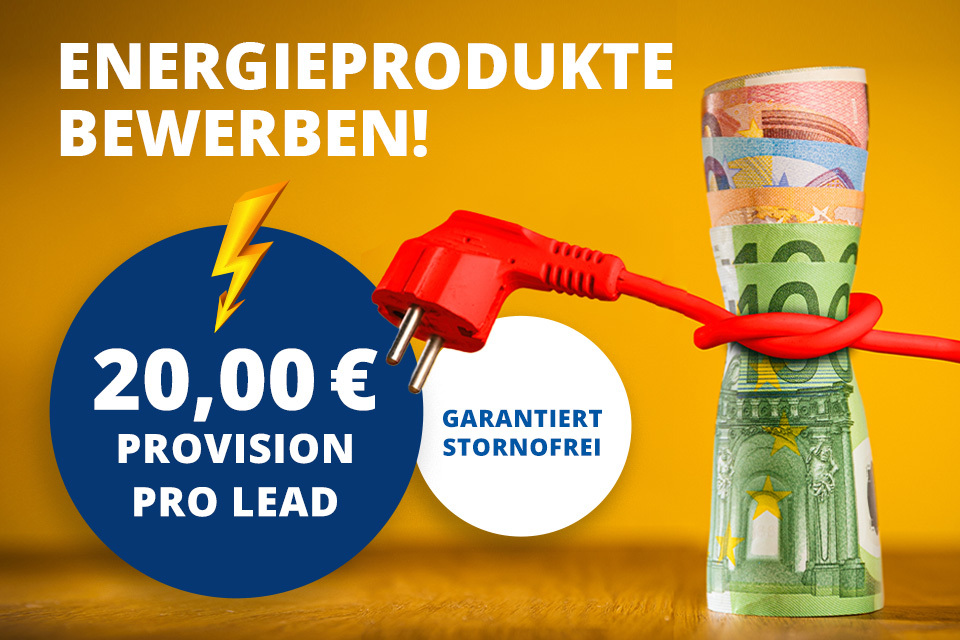 Preissturz bei Energiepreisen! Jetzt bewerben und Geld verdienen!