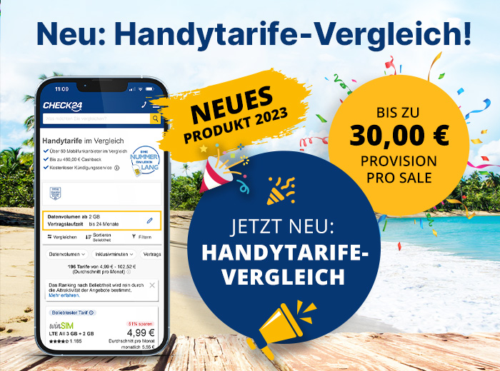 NEUES PRODUKT: Handytarif-Vergleich!