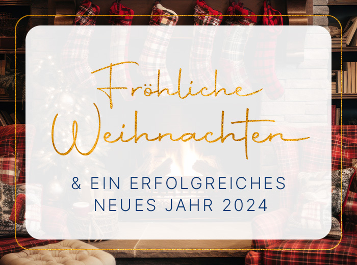 Frohe Weihnachten und ein erfolgreiches Jahr 2024!