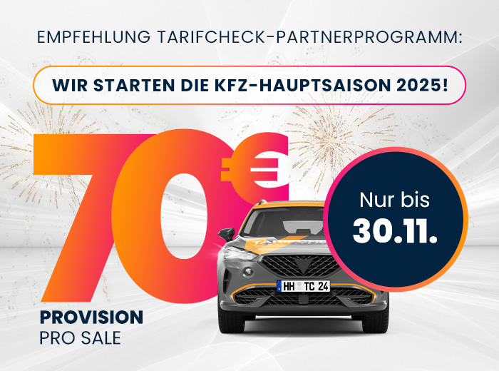 Profitiere von der umsatzstärksten Zeit für die Kfz-Versicherung!
