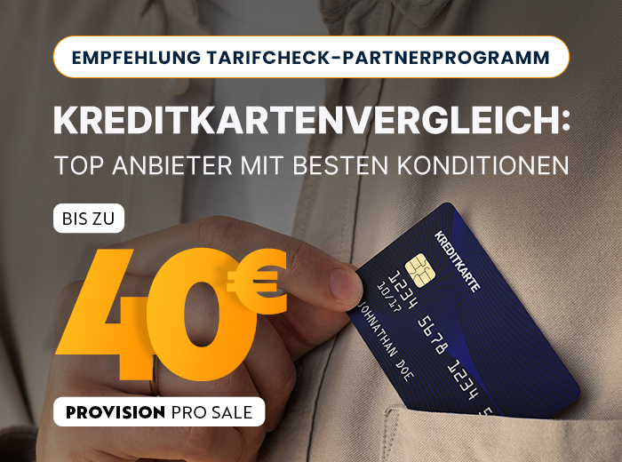 Empfehlung Kreditkartenvergleich: Jetzt bis zu 40 € pro Sale sichern!