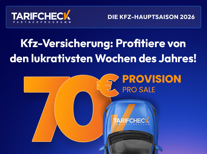 Profitiere von der umsatzstärksten Zeit für die Kfz-Versicherung!