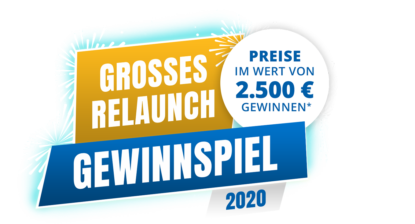 Grosses Relaunch Gewinnspiel